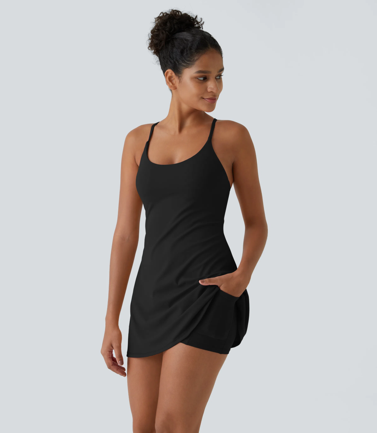 Krave - Plush Backless Active Dress