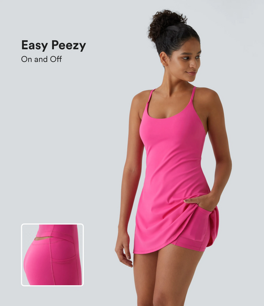 Krave - Plush Backless Active Dress
