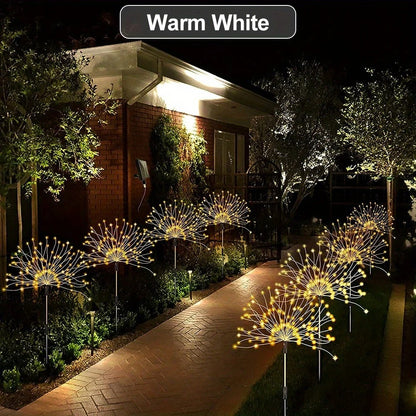 Adjustable Solar Fireworks Light